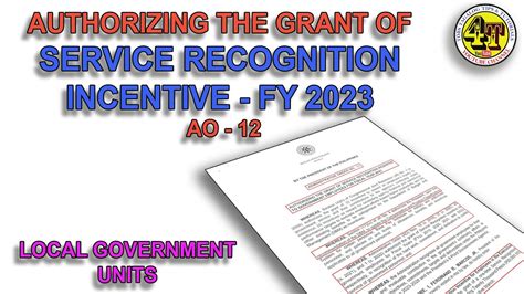 Service Recognition Incentive (SRI) FY 2023 Guidelines for Men in.
